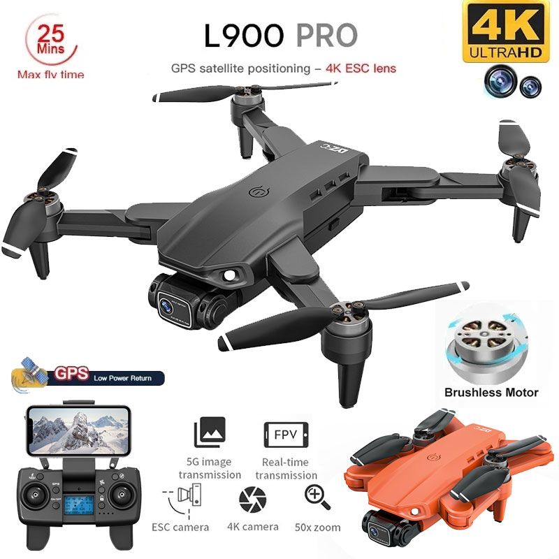 Drone Camera 4K - L900 pro gps drone 4k profissional