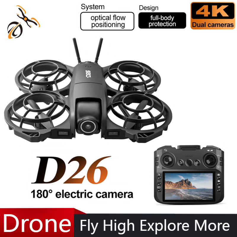 Drone Camera Hd - Drone D26 4K Aéreo HD 180