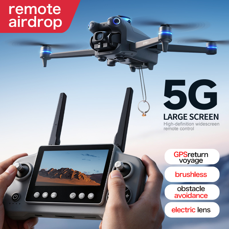 Drone Camera Lens - Drone GT60 com GPS e Tela