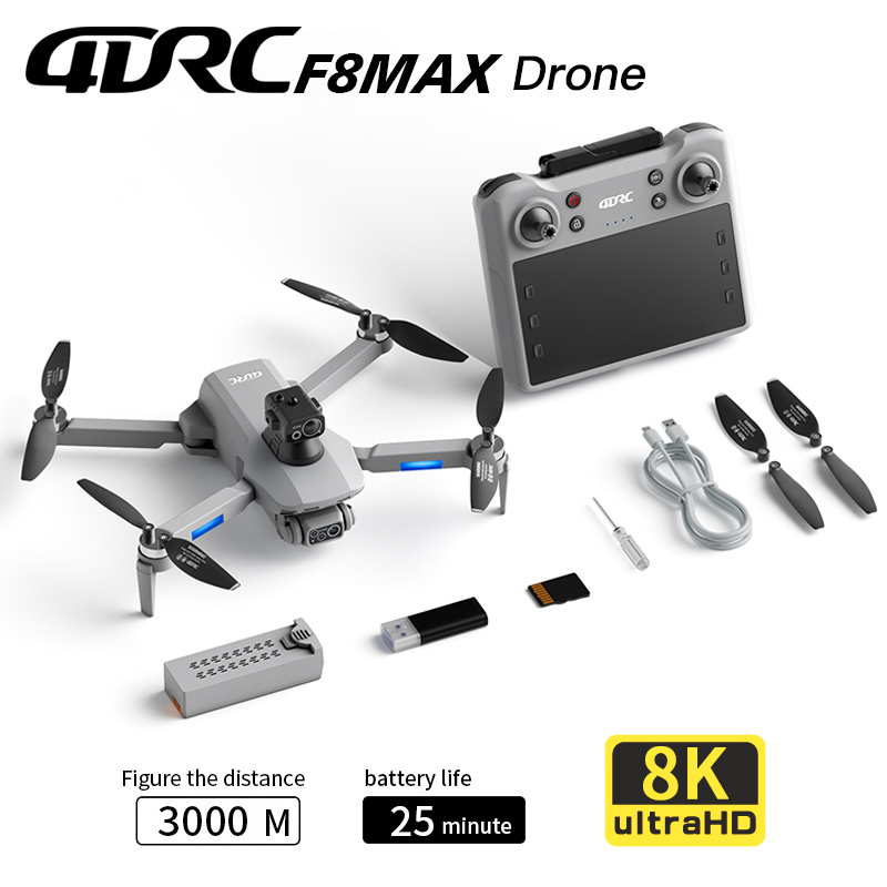 Drone Camera Professional - F8 max gps drone profissional 8k