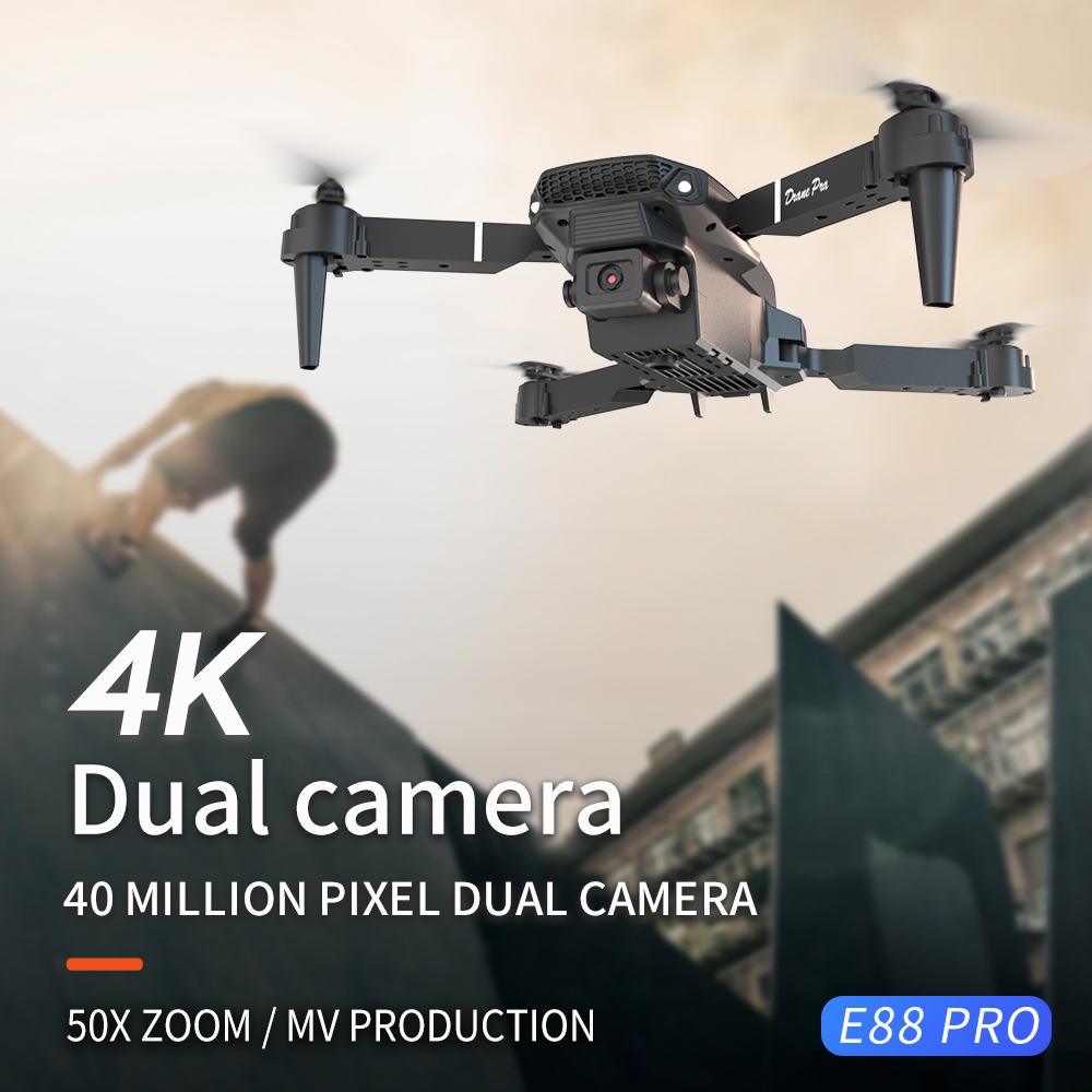 2026 NOVO E88 Drone RC Profiss - Drone Camera Night Vision avaliação e preço