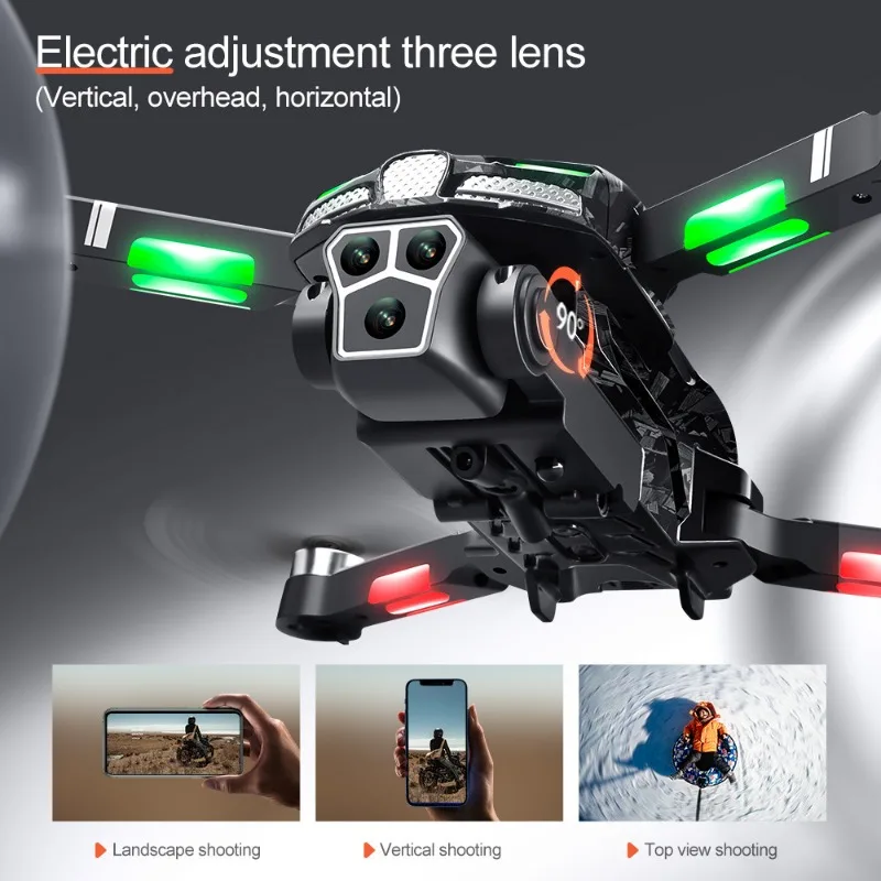 Novo v186 pro drone profission - Drone Camera With Gimbal avaliação e preço