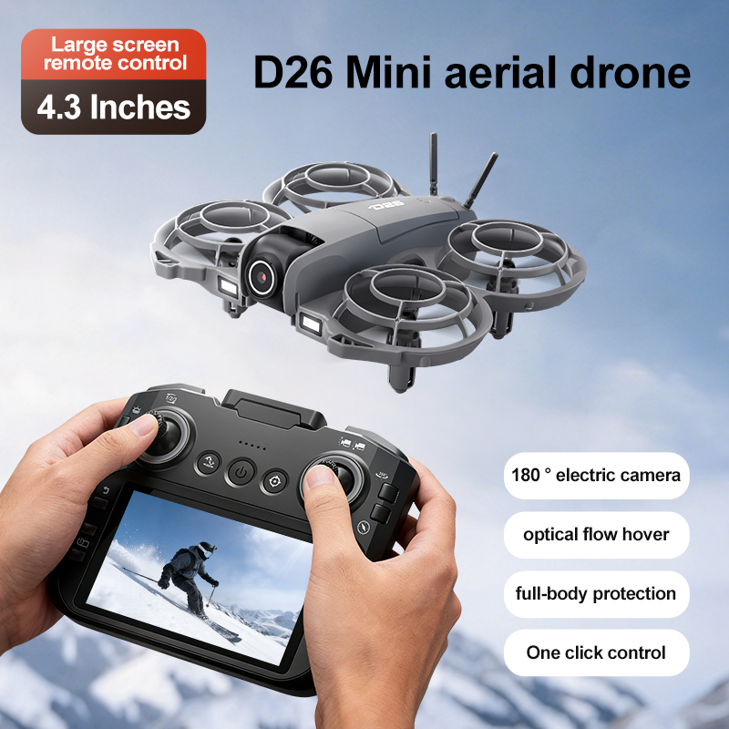 Drone D26 4K Aéreo HD 180 °    - Drone Camera Hd avaliação e preço