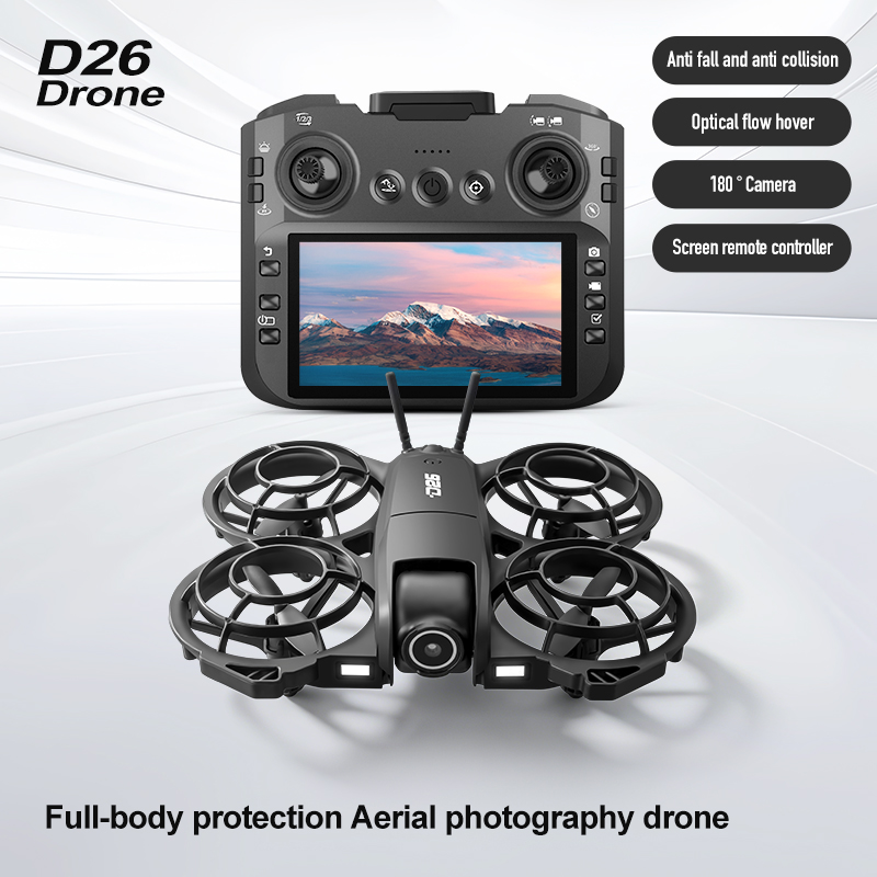 Drone D26 4K Aéreo HD 180 °    - Drone Camera Hd avaliação e preço