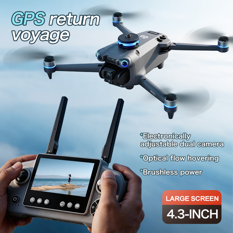 Drone GT60 com GPS e Tela de 4 - Drone Camera Lens avaliação e preço