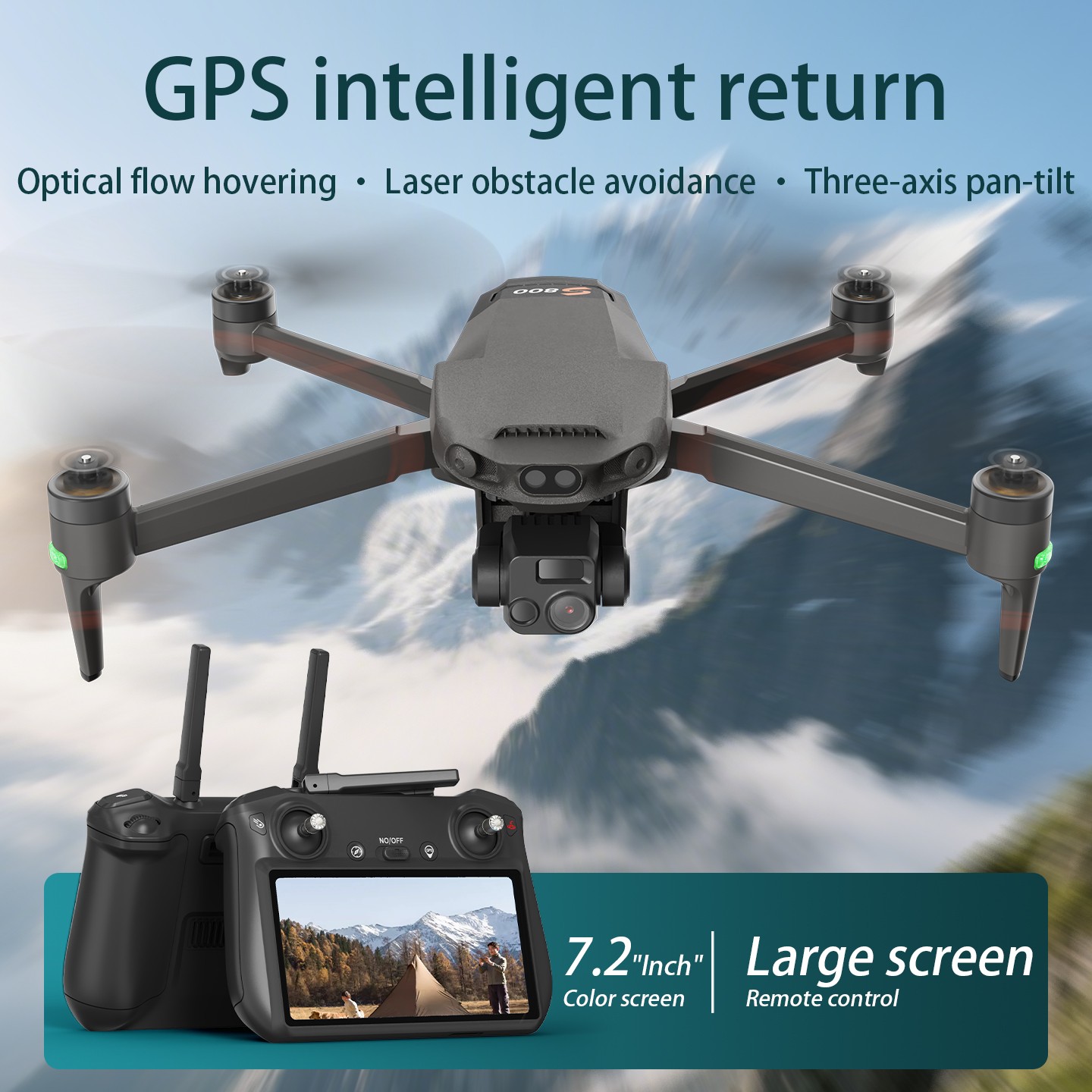 Drone Profissional S800 com GP - Drone Camera Professional avaliação e preço