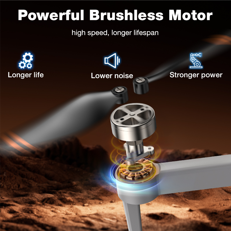 NOVO Drone L017 Pro Brushless  - Drone Camera Lens avaliação e preço