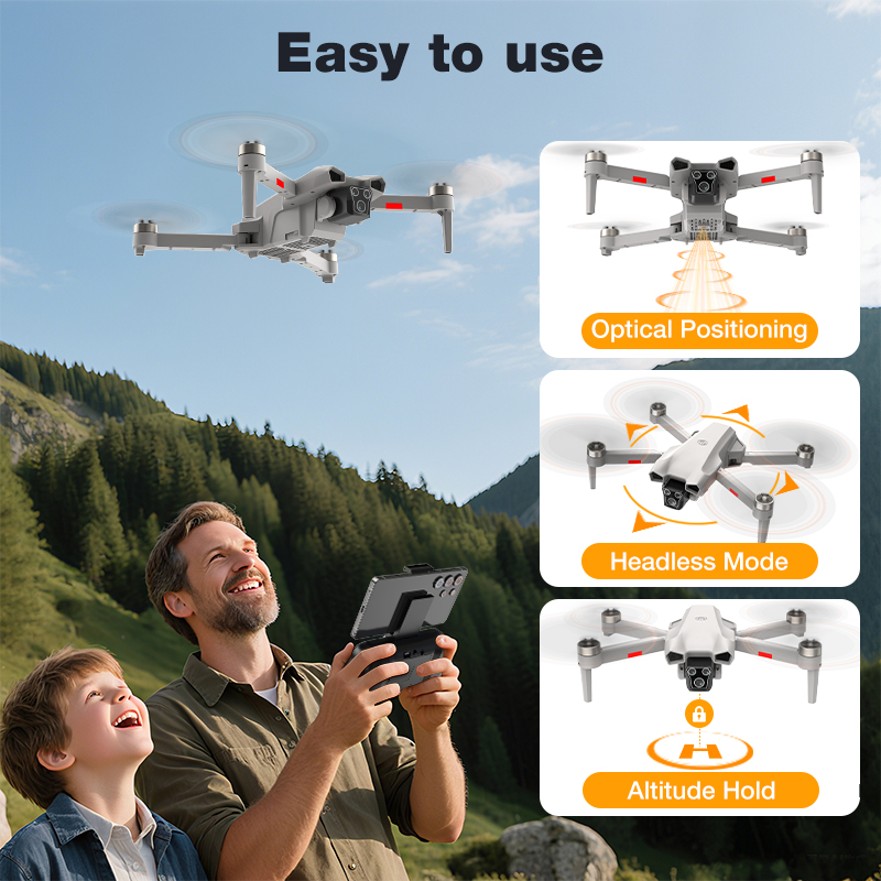 NOVO Drone L017 Pro Brushless  - Drone Camera Lens avaliação e preço